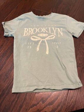 Brooklyn Graphic Tee - Light Mint Shirt